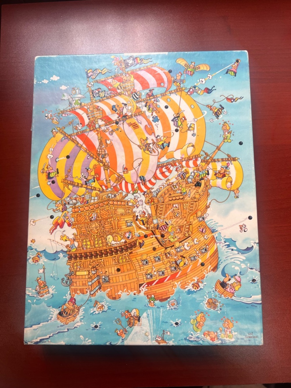 Vintage Springbok 500 Pc Puzzle High Jinks on the High Seas - COMPLETE - Nice!